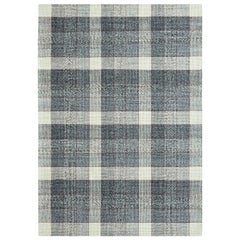Tappeto Cuadros Medium con tecnica a telaio a mano in colore grigio-ruggine di GAN Rugs