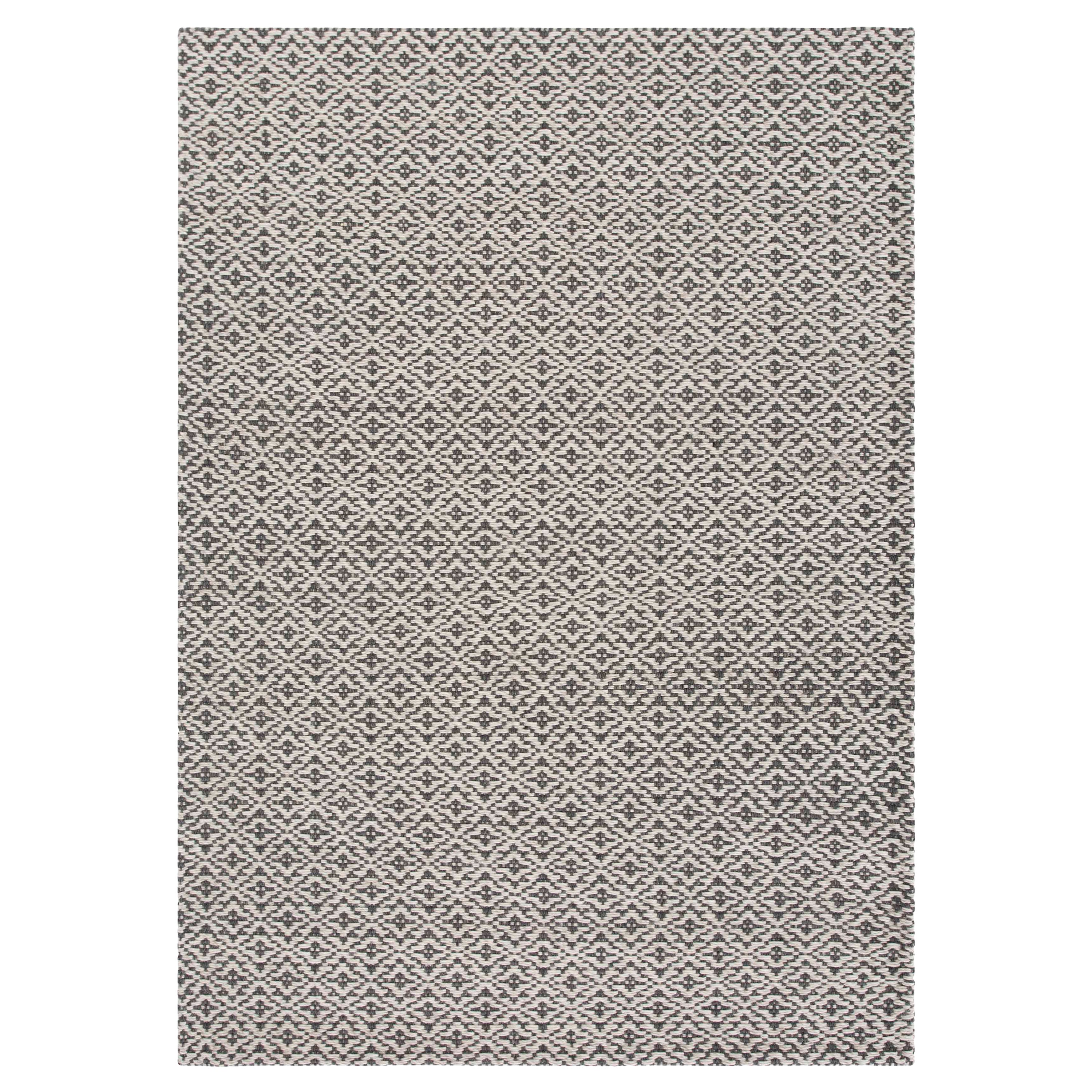 Bari Large Wool Rug in Grey by Gan For Sale