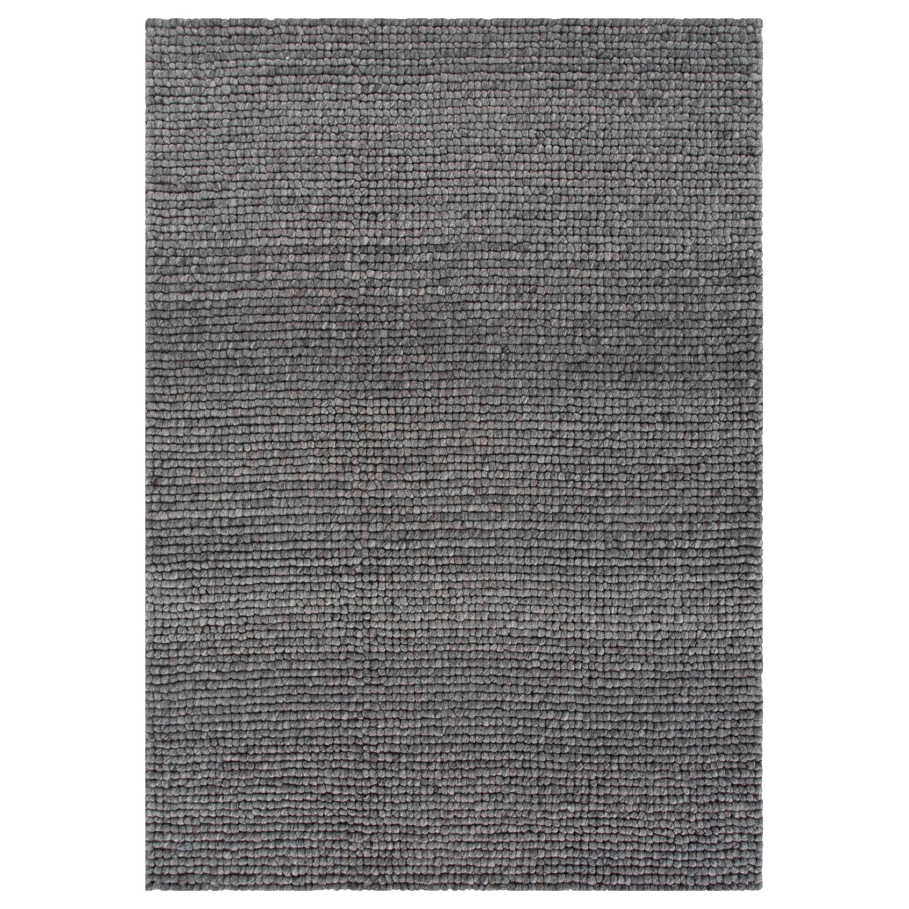 Handgewebter Medium-Teppich mit Kapuze in Grau von GAN
