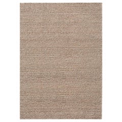 Hand Loom Technique Hoot Large Rug in Beige Color by GAN