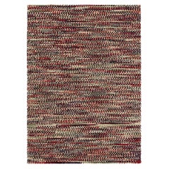 Varese Medium Wool Rug in Red by GAN