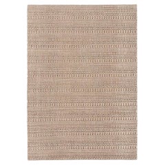 Felt Technique Knotwork Medium Rug in Natural by GAN