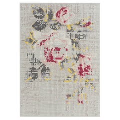 GAN Spaces Canevas Rug Large Flowers in Natural by Charlotte Lancelot