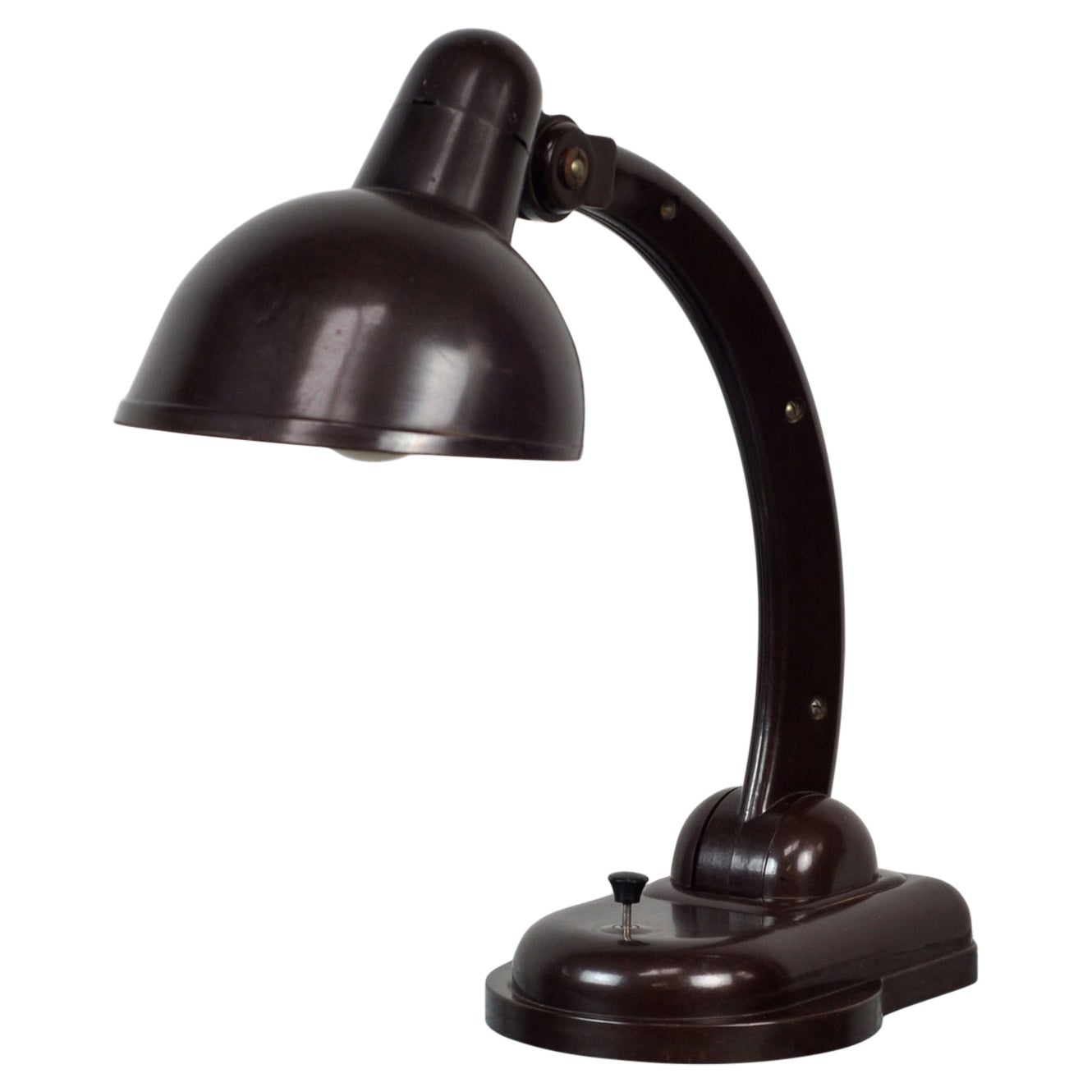 Bakelite Table Lamp by Christian Dell for Heinrich Römmler, 1930s