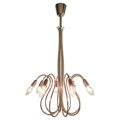 Austrian Mid-Century Octopus Chandelier Attributed to J.T. Kalmar, 1950s