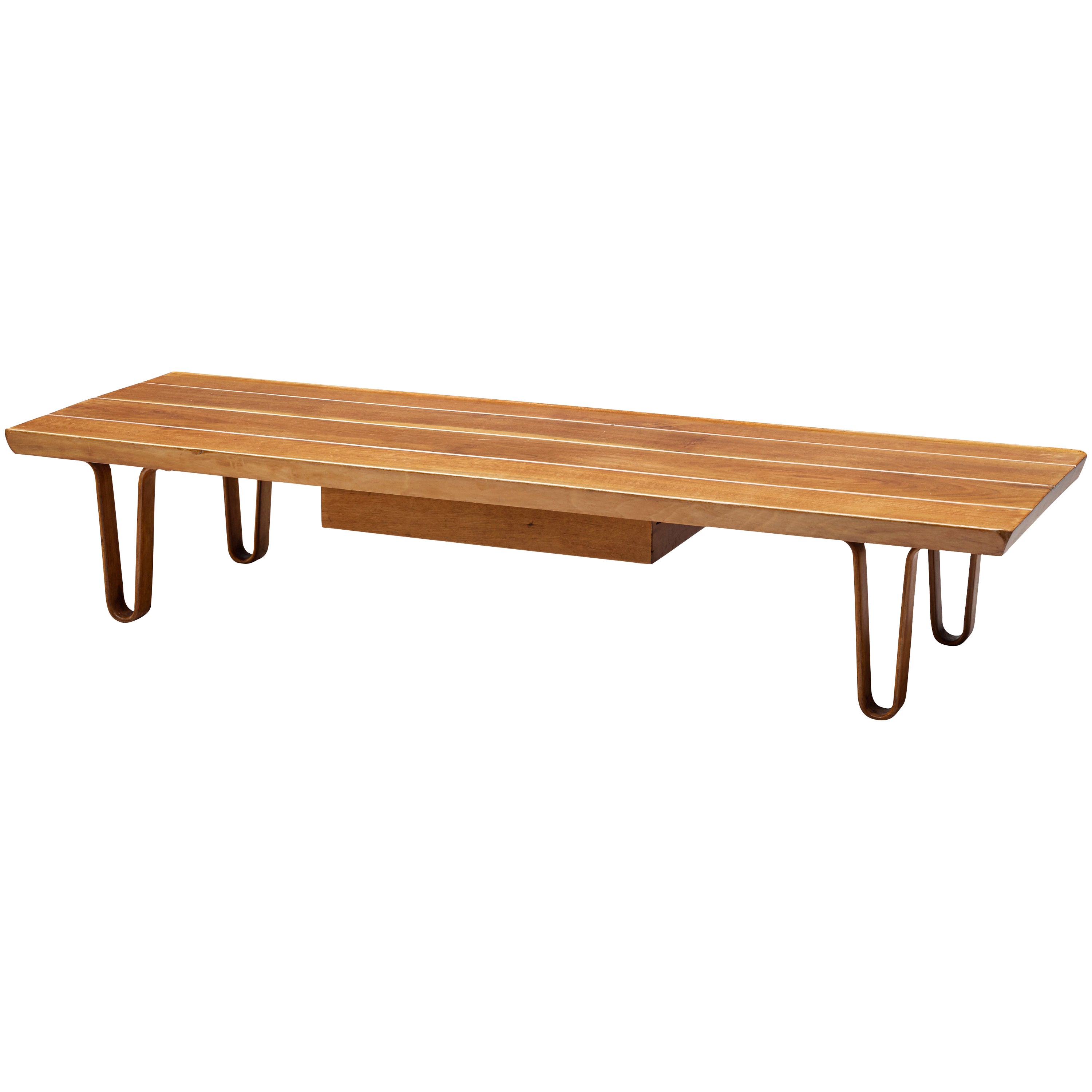 Edward Wormley 'Long John' Coffee Table in Mahogany