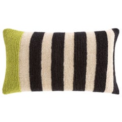 GAN Spaces Rustic Chic Geo Large Pillow in Pistachio by Sandra Figuerola