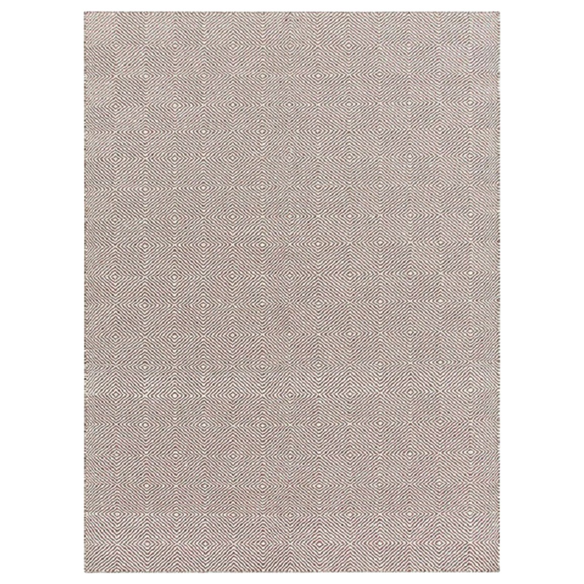 GAN Spaces Sail Small Rug in Taupe by Héctor Serrano For Sale