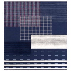 GAN Spaces Lan Extra-Large Rug in Indigo by Neri&Hu