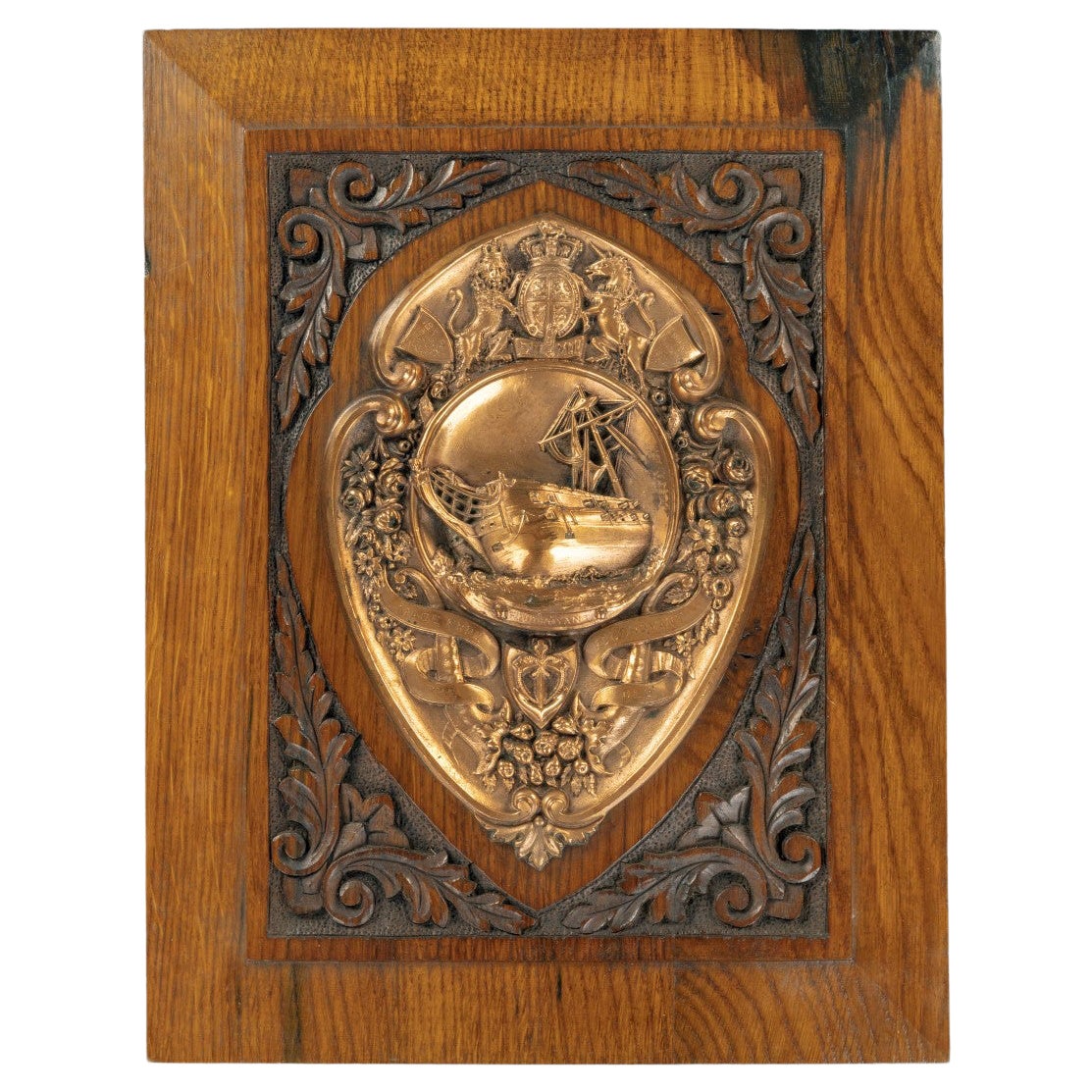 H.M.S. Foudroyant Copper Shield