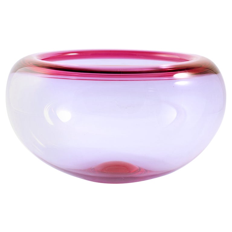 Bol Holmegaard Sapphire Provence N°17793 - Verre Bleu Fait Main Danemark