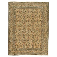 Antique Persian Kirman Hand Knotted Wool Carpet