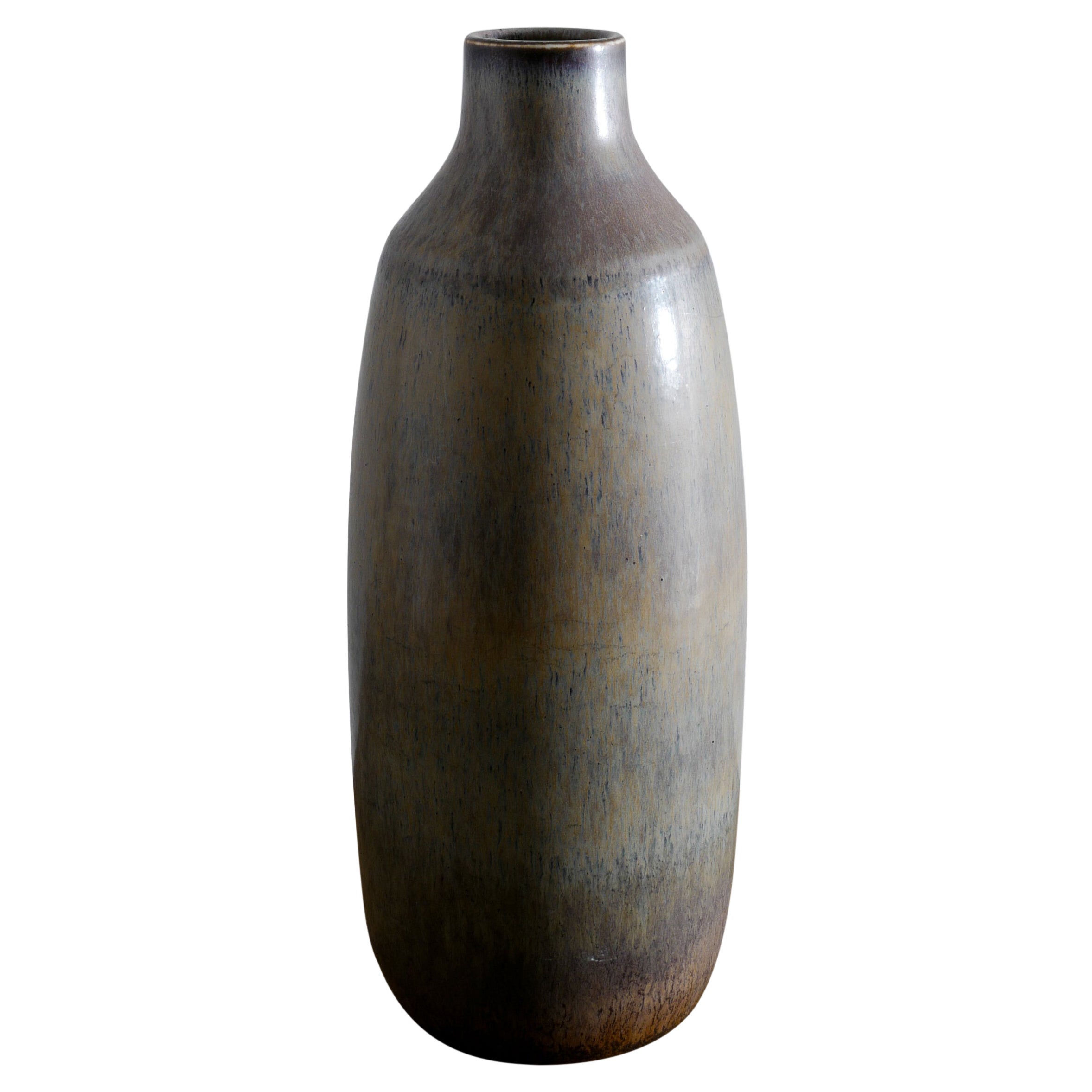 Carl-Harry Stålhane Stoneware Ceramic Vase for Rörstrand, 1950s For Sale