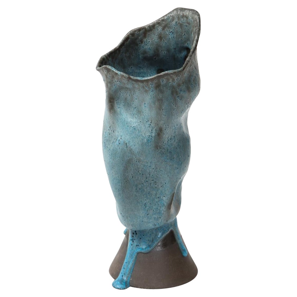 Vase with Cone Foot by David Haskell