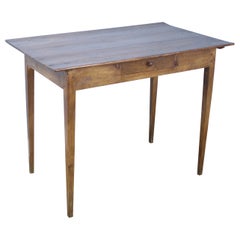 Antique Pine Side Table or Small Writing Table