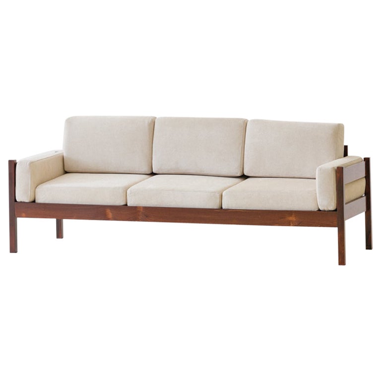 Brazilian Rosewood Sofa by Celina Decorações, Midcentury Brazilian Design, 1960s For Sale