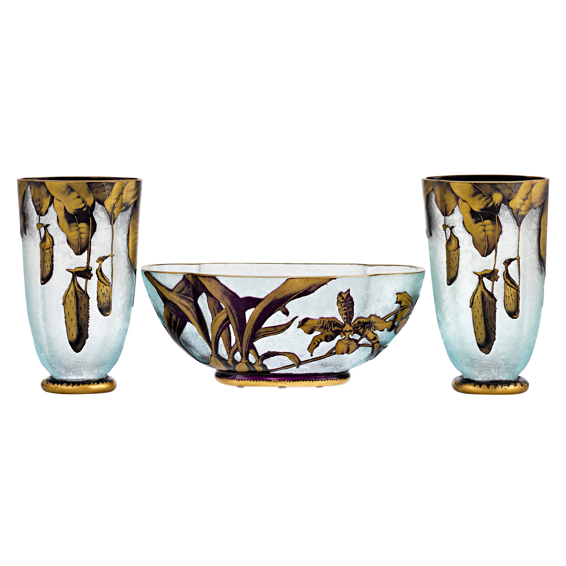 Nepenthes Garniture Set by Baccarat