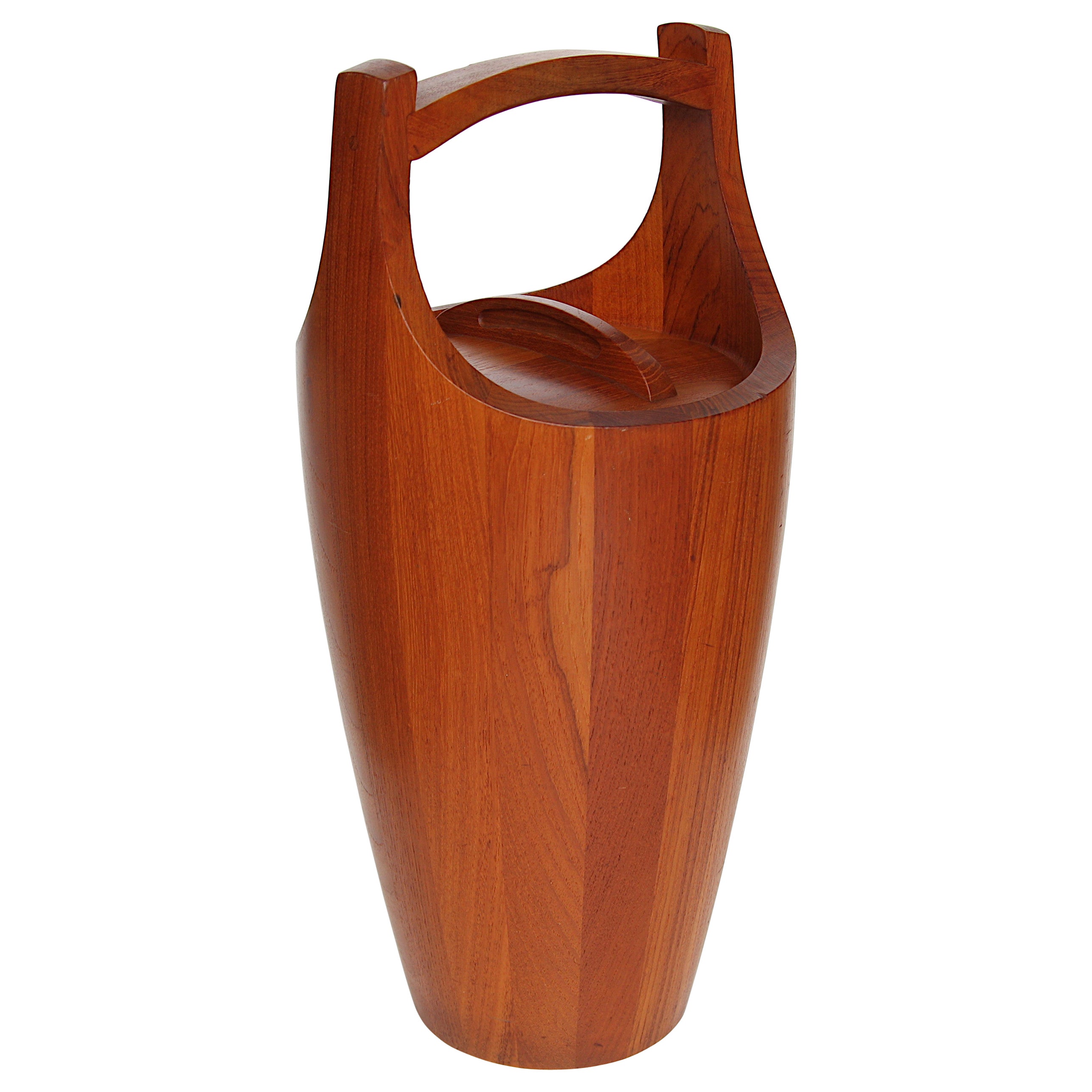 Large Vintage Danish Modern Teak Ice Bucket by Jens Quistgaard for Dansk Designs