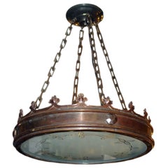 Antique Set of Bronze Light Fixtures, Sold individually