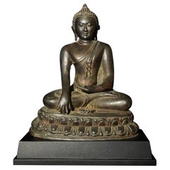 Burmese Bronze Buddha, Probably 17th/19thC, 7385