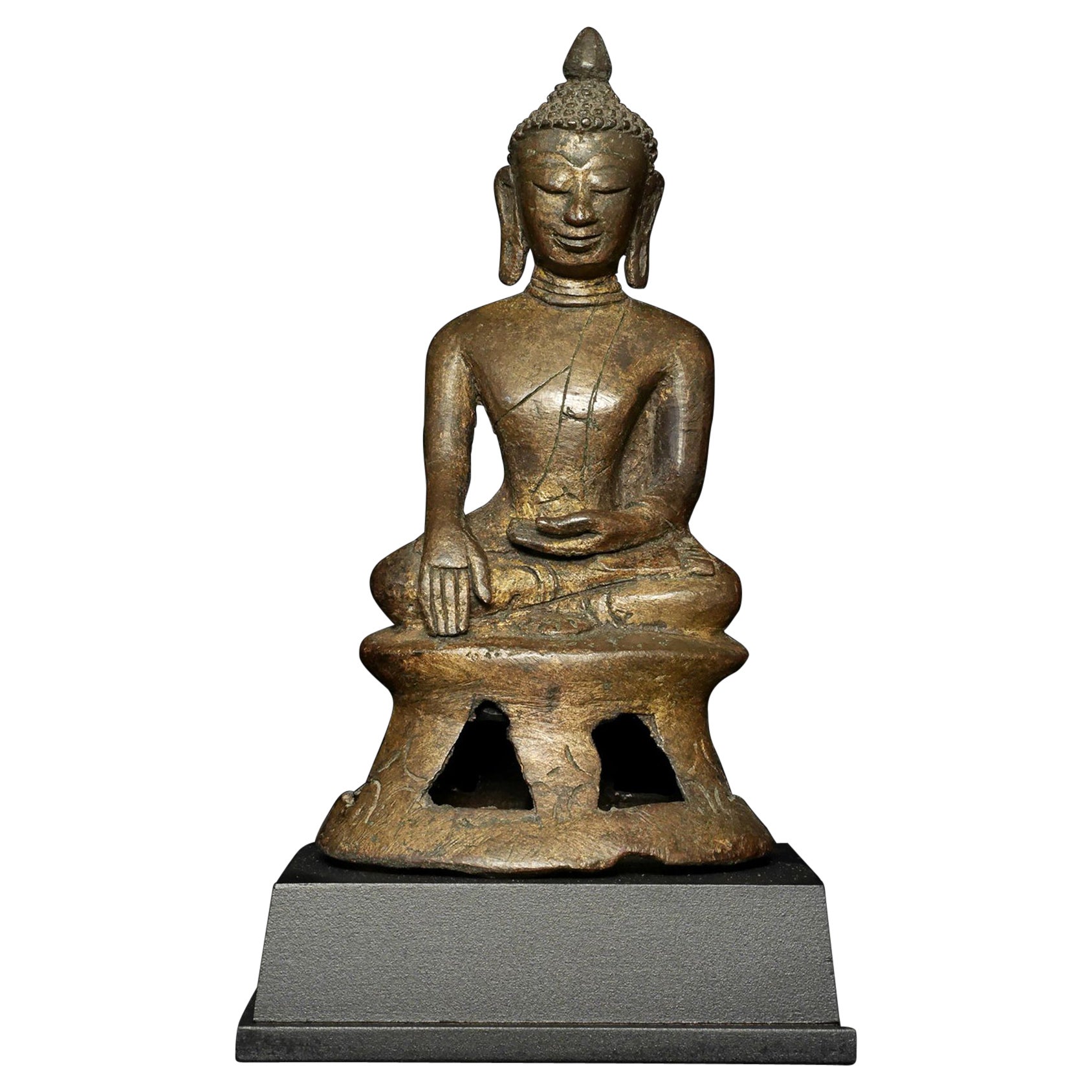 14\15thC Burmese Pinya Style, Very Rare Type of Burmese Buddha
