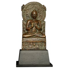Indian Bronze Buddha in a Classic Form, 7605