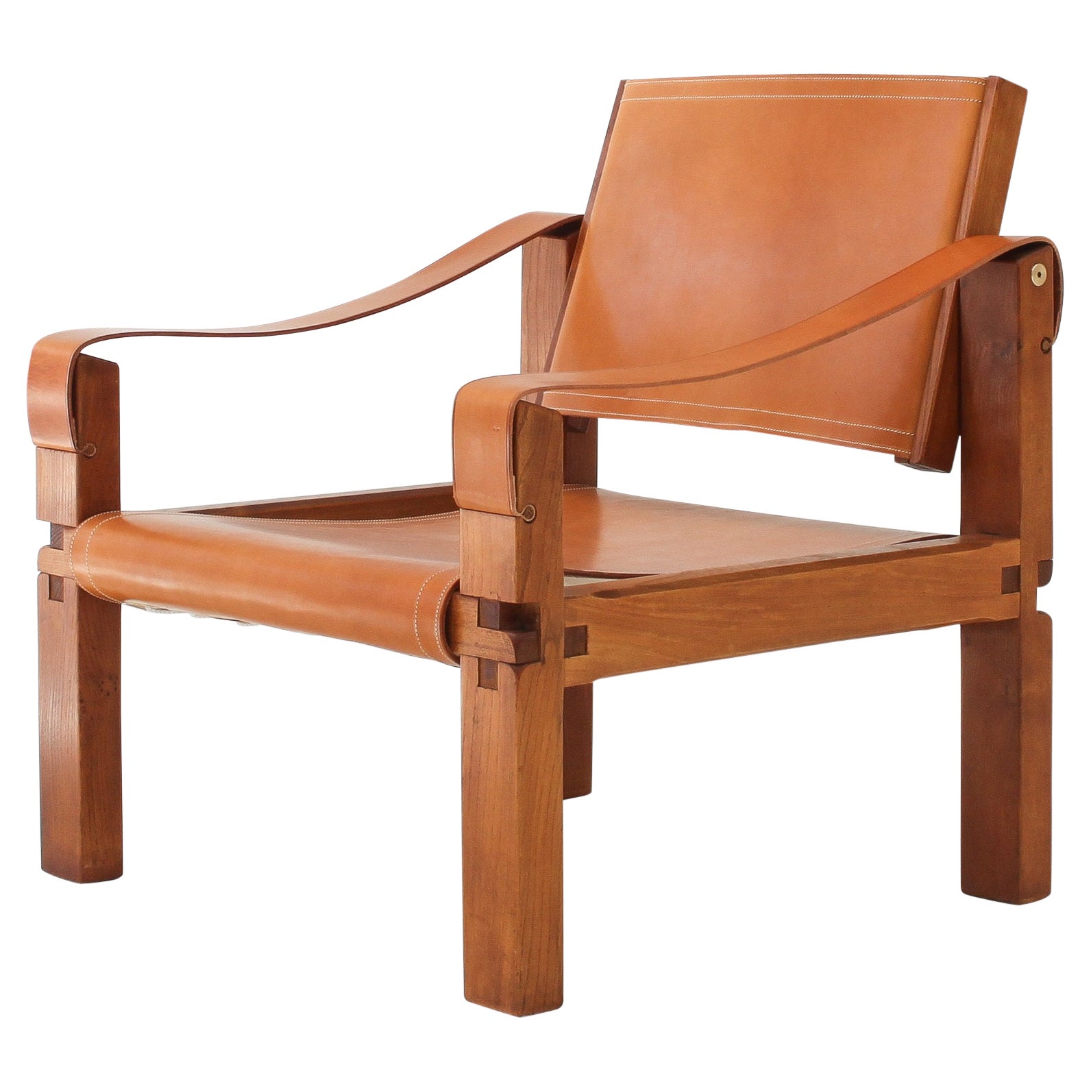 Pierre Chapo Model "S10" Sahara Chair, 1960s, France '2x available'
