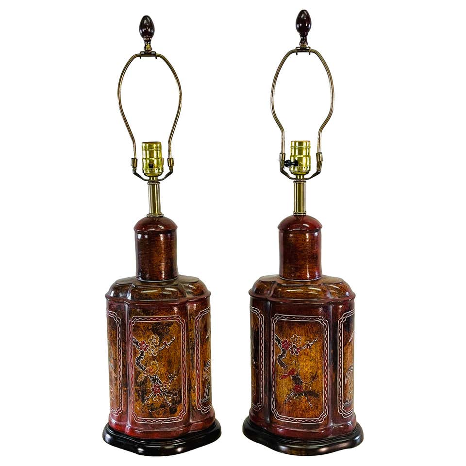 Vintage Frederick Cooper Porcelain Table Lamp For Sale at 1stDibs