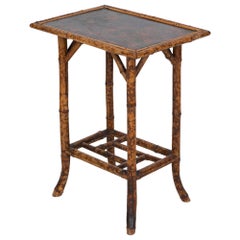 19thC Chinoiserie Bamboo Side Table