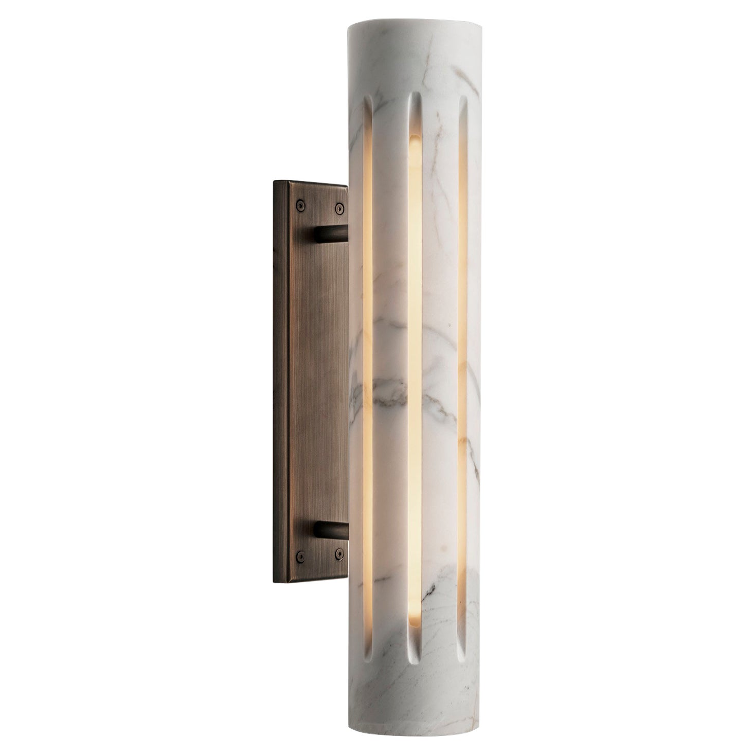 Aura Marble Sconce For Sale