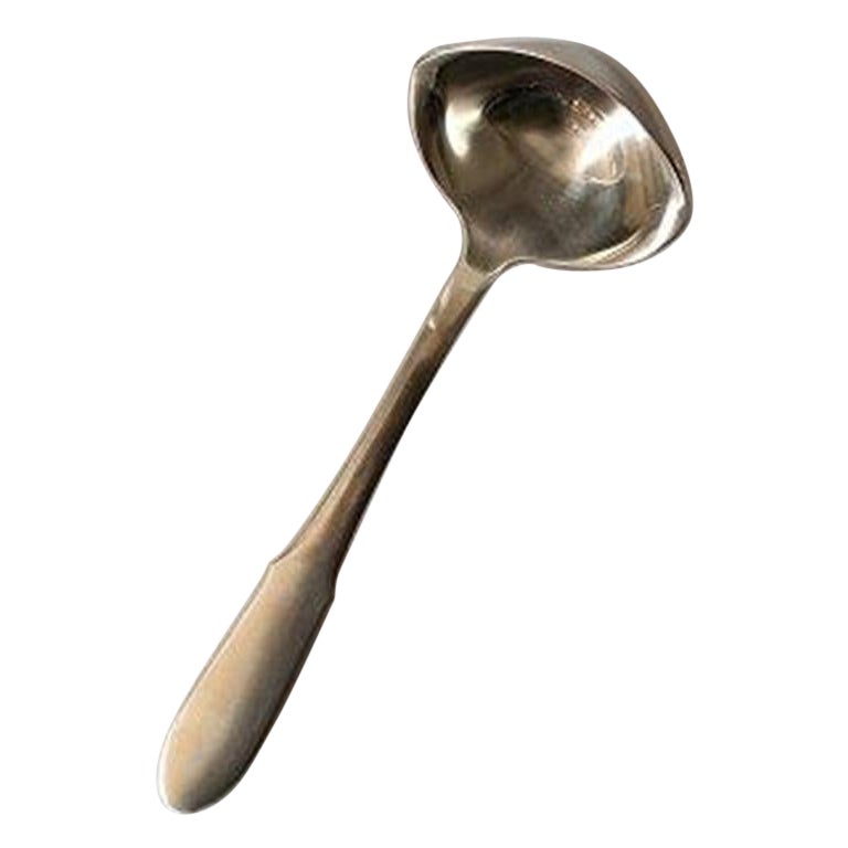 Georg Jensen Stainless Matte 'Mitra' Sauce Ladle For Sale