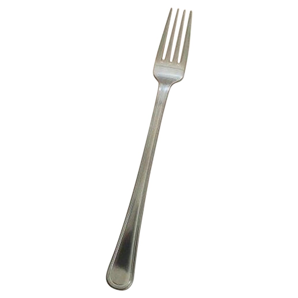 Georg Jensen Stainless 'Copenhagen Line, Matte' Luncheon Fork For Sale