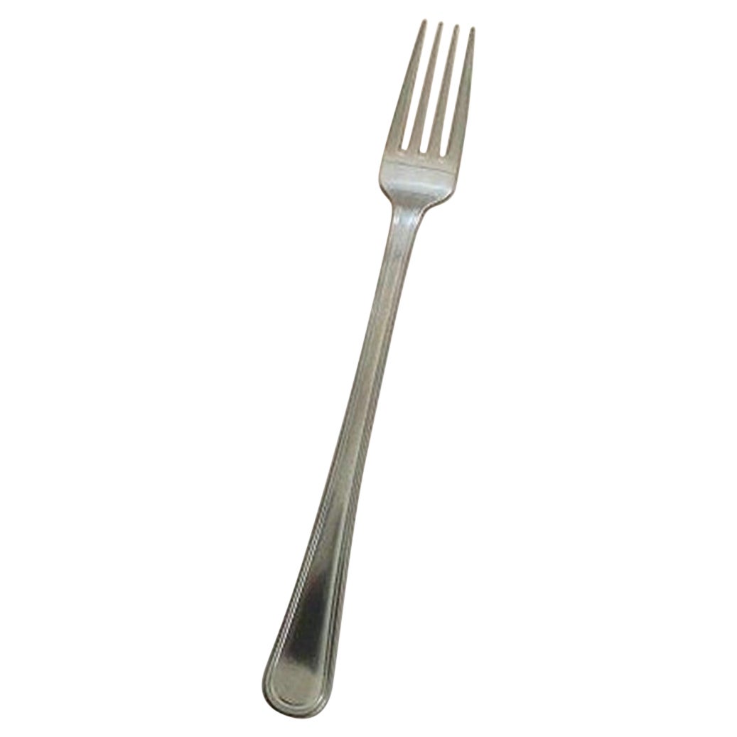 Georg Jensen Stainless 'Copenhagen Line, Matte' Child's Fork For Sale