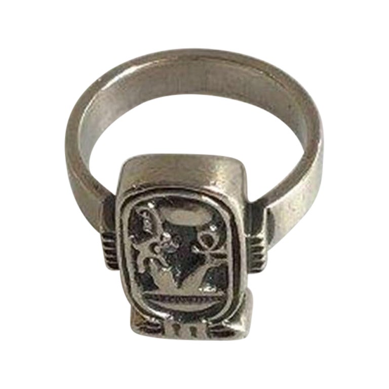 Hans Hansen Sterling Silver Ring For Sale