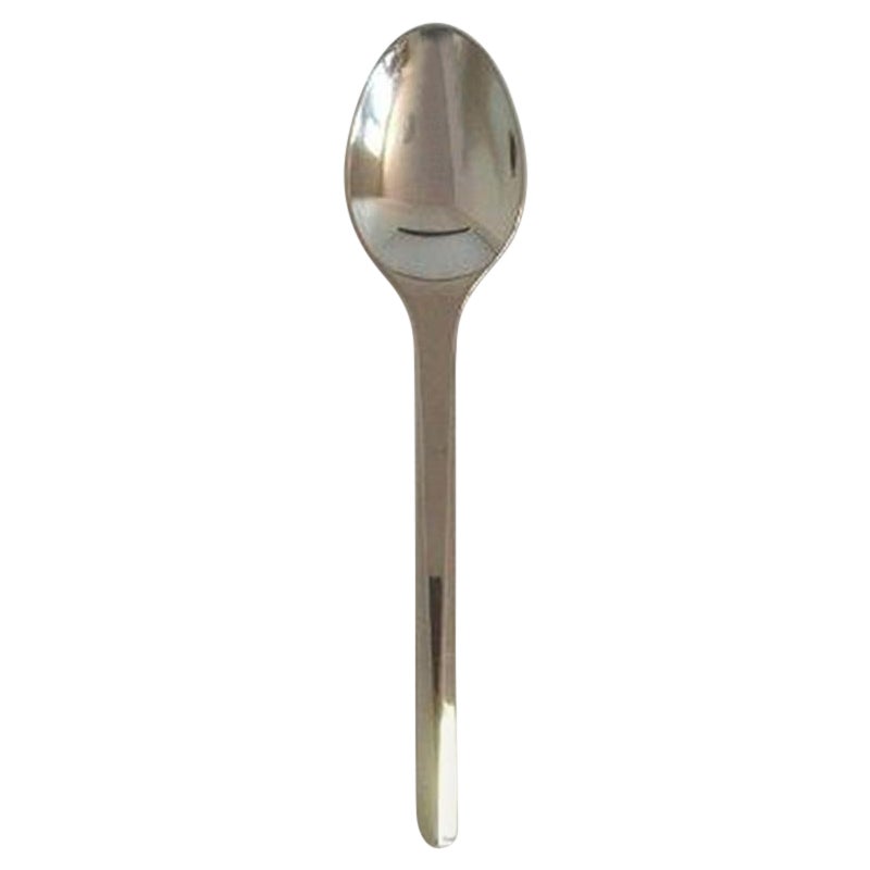 Georg Jensen Stainless Prism, Mirror Dinner Spoon For Sale