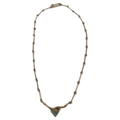 Lapponia 14K Gold Necklace with Opal