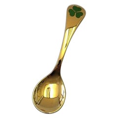 Georg Jensen Annual Spoon 1979 in Gilded Sterling Silver