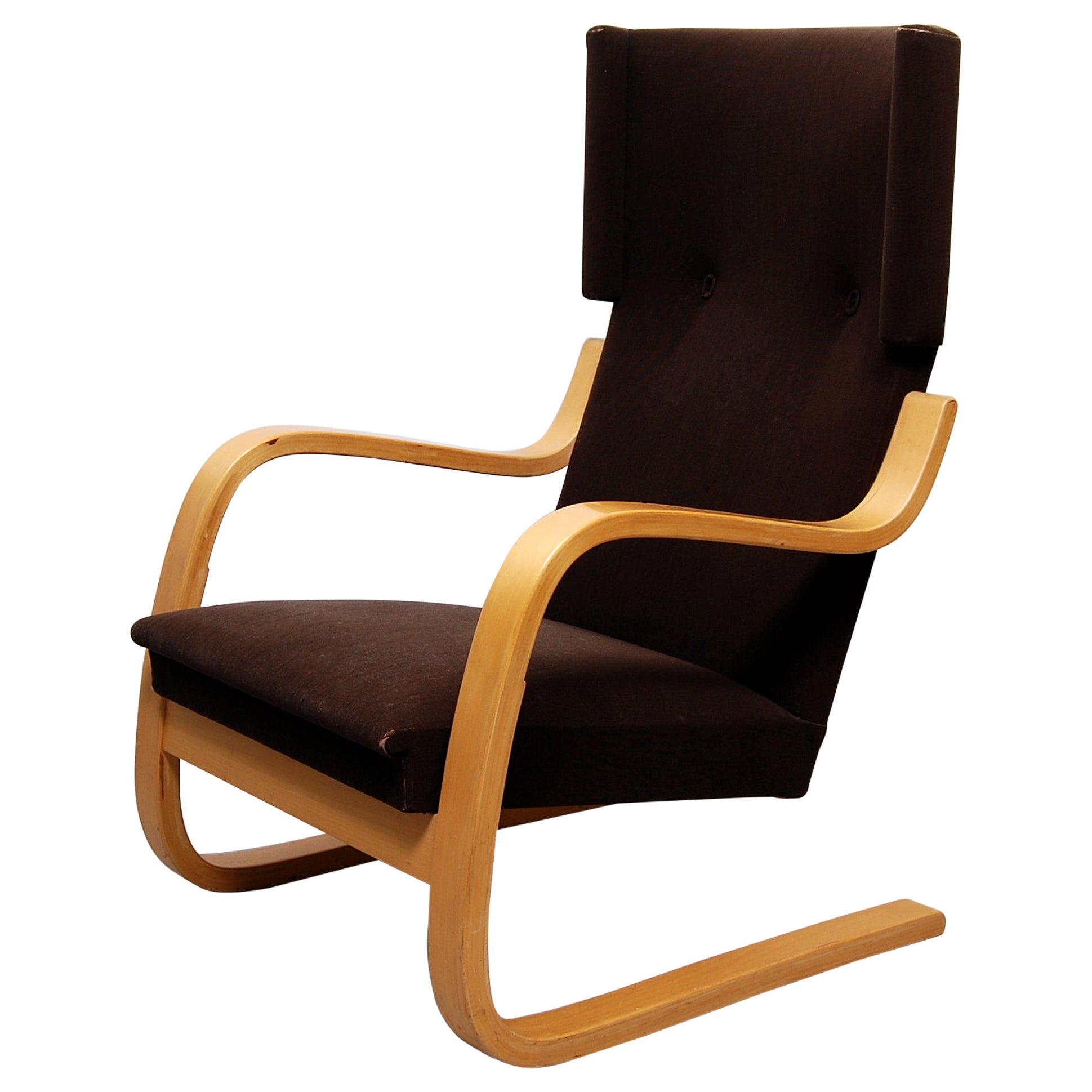 Alvar Aalto 401 Wingback Lounge Chair for Artek, Finland