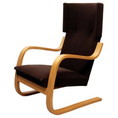 Alvar Aalto 401 Wingback Lounge Chair for Artek, Finland