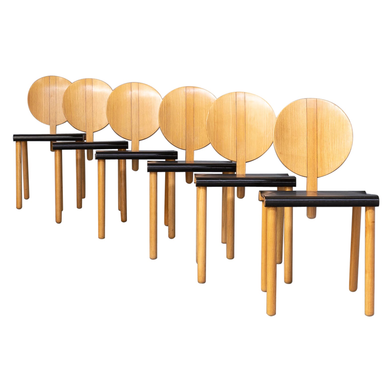70s Gigi Sabadin ‘fiona’ Chair for Crassevig Set/6