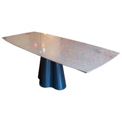 Used Draenert, Granite Dining or Conference Pedestal Table, Adler, Peter Draenert