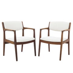 1960s Mid-Century Danish Armchairs, a Pair