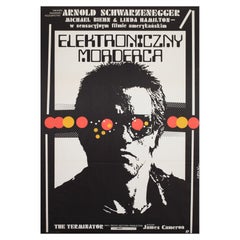 Vintage The Terminator Polish Film Poster, Jakub Erol, 1987