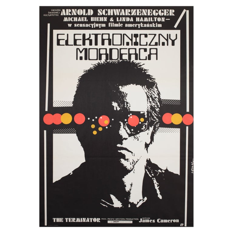 The Terminator Polish Film Poster, Jakub Erol, 1987