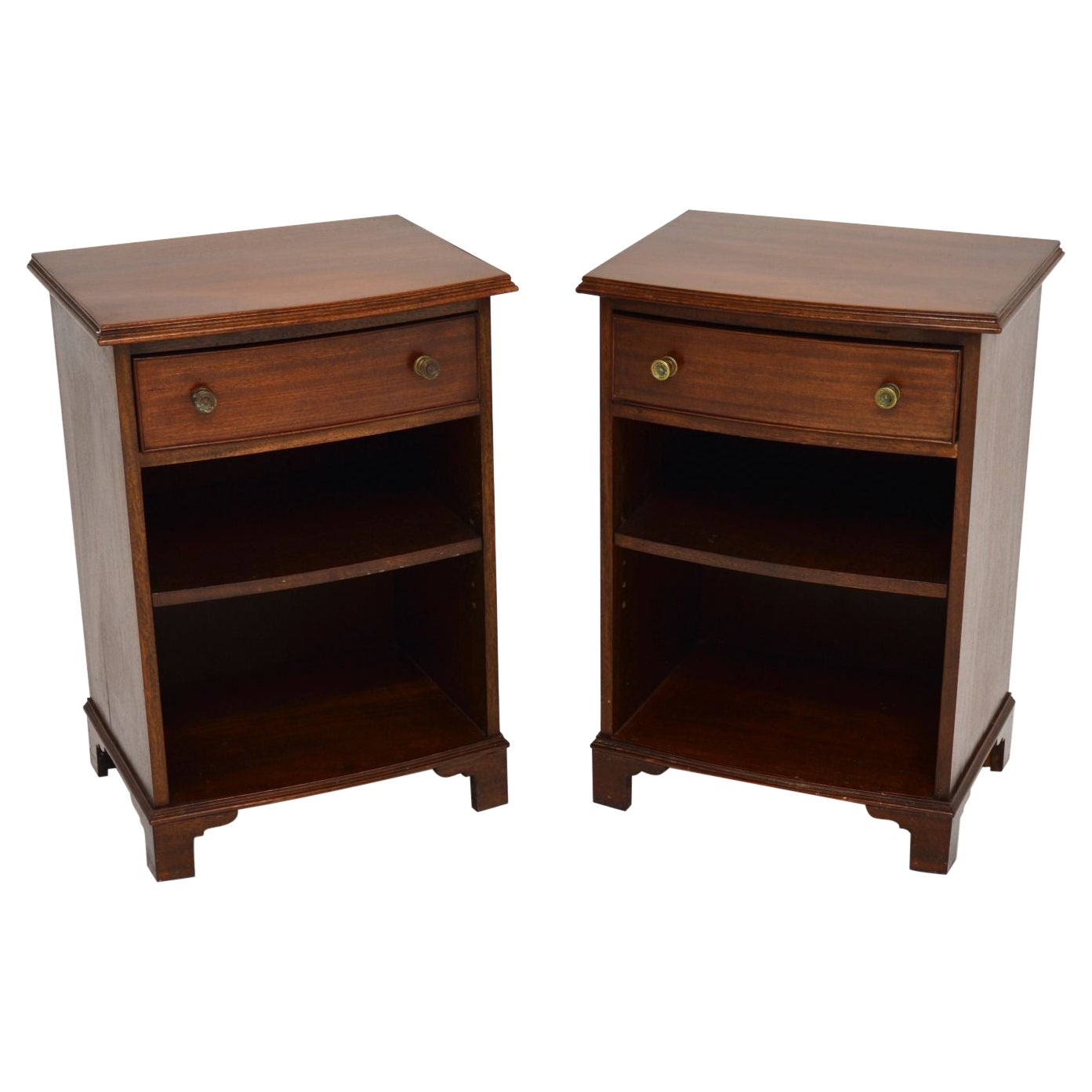 Pair of Antique Edwardian Bedside Cabinets