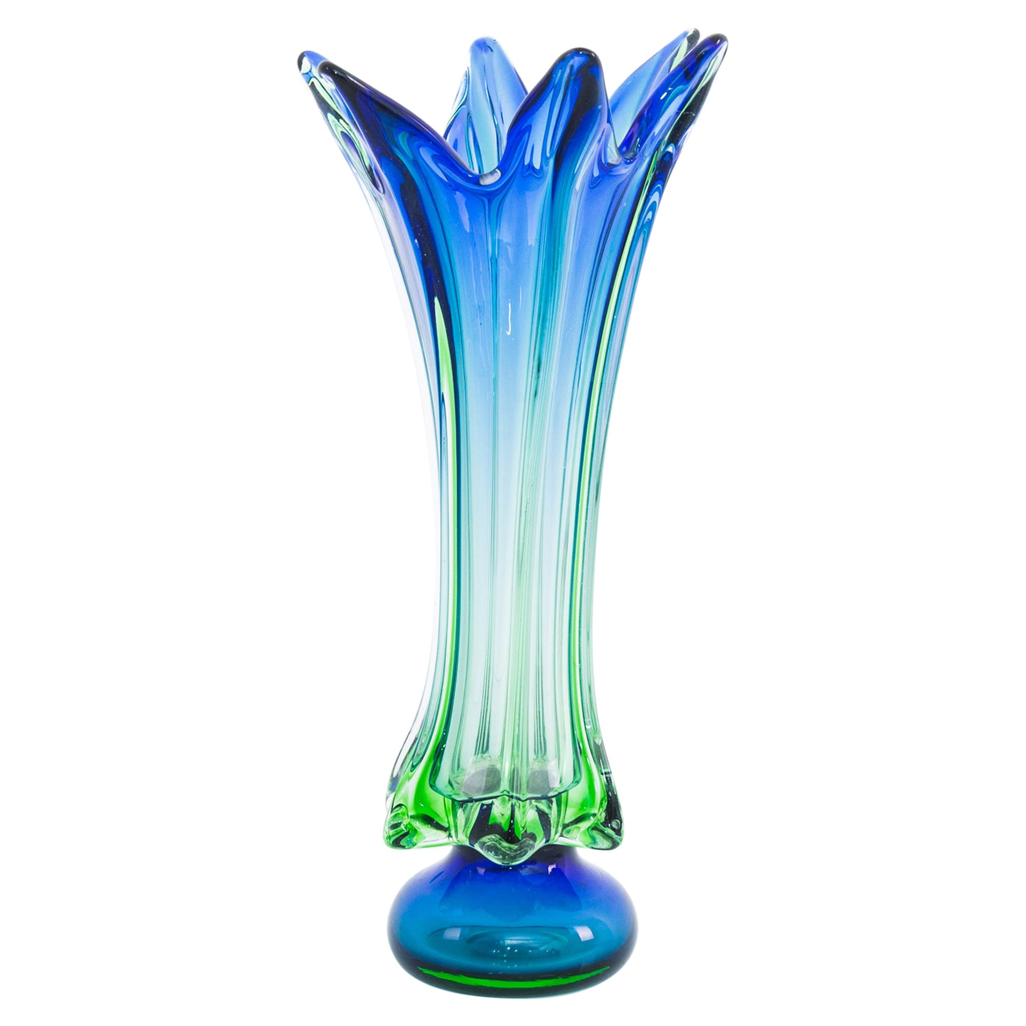 Varnish Vase, Blue Luster at 1stDibs