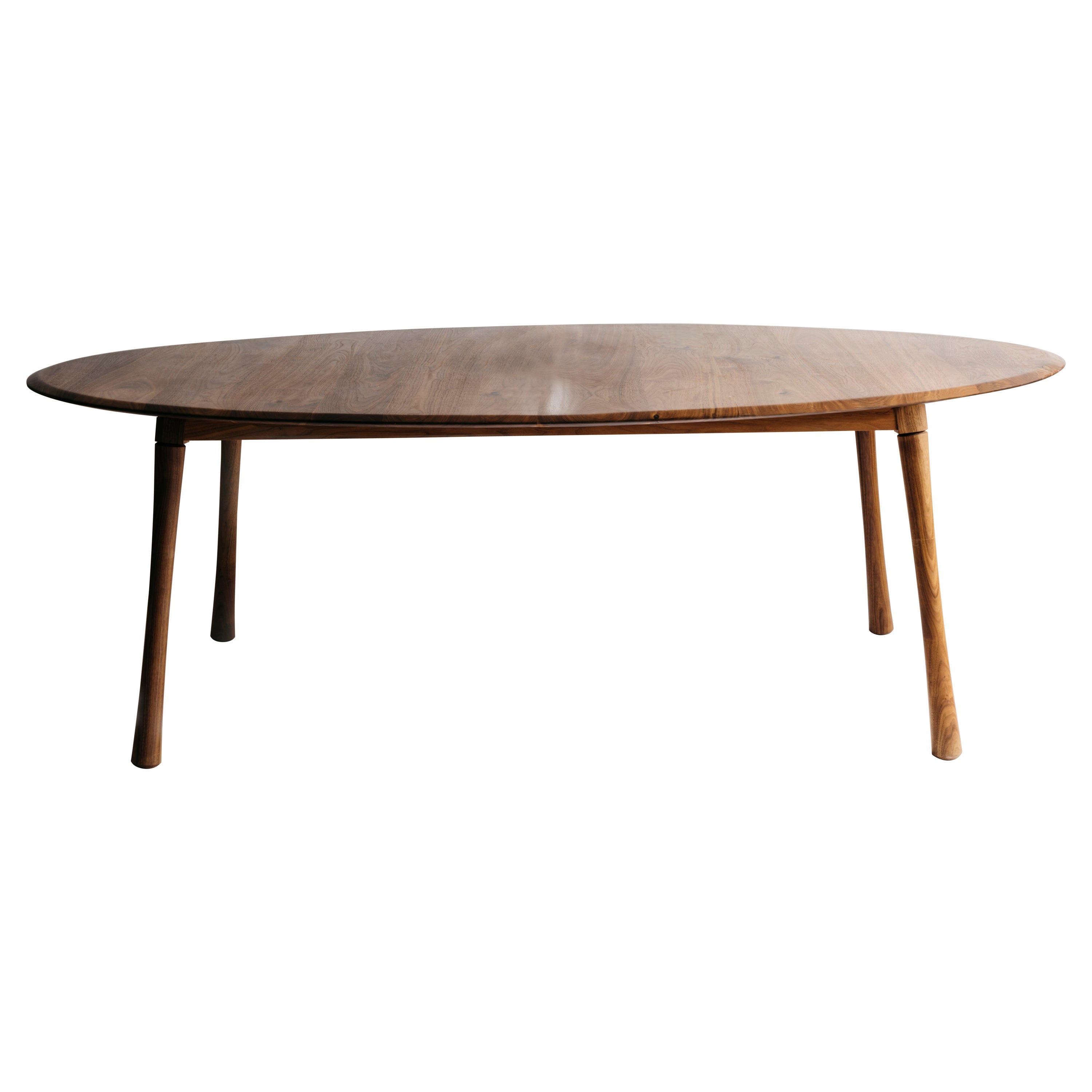 Table de salle à manger ovale Richard Watson - 274 cm en noyer