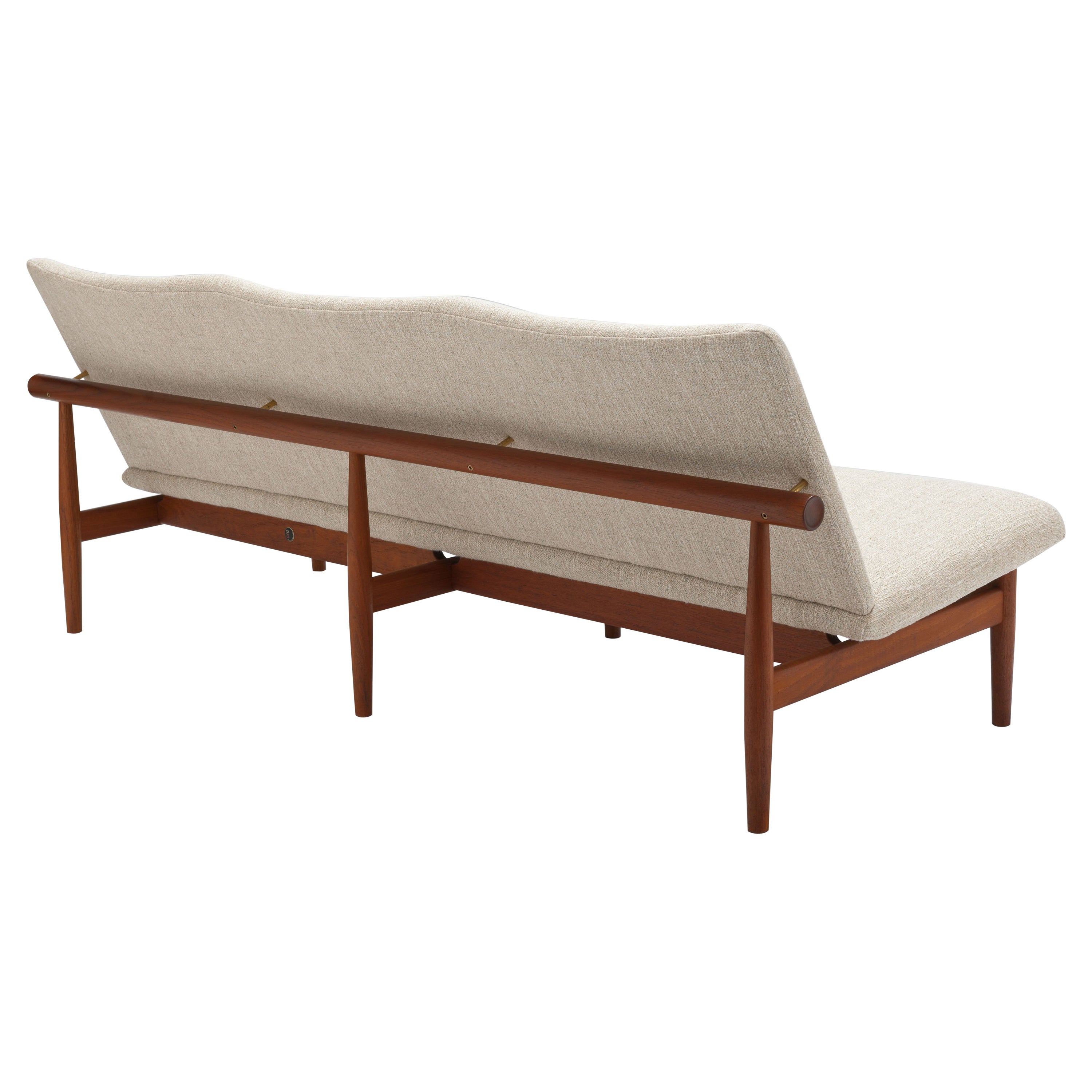 Finn Juhl Japan Sofa by France & Son, All New Premium Upholstery  For Sale