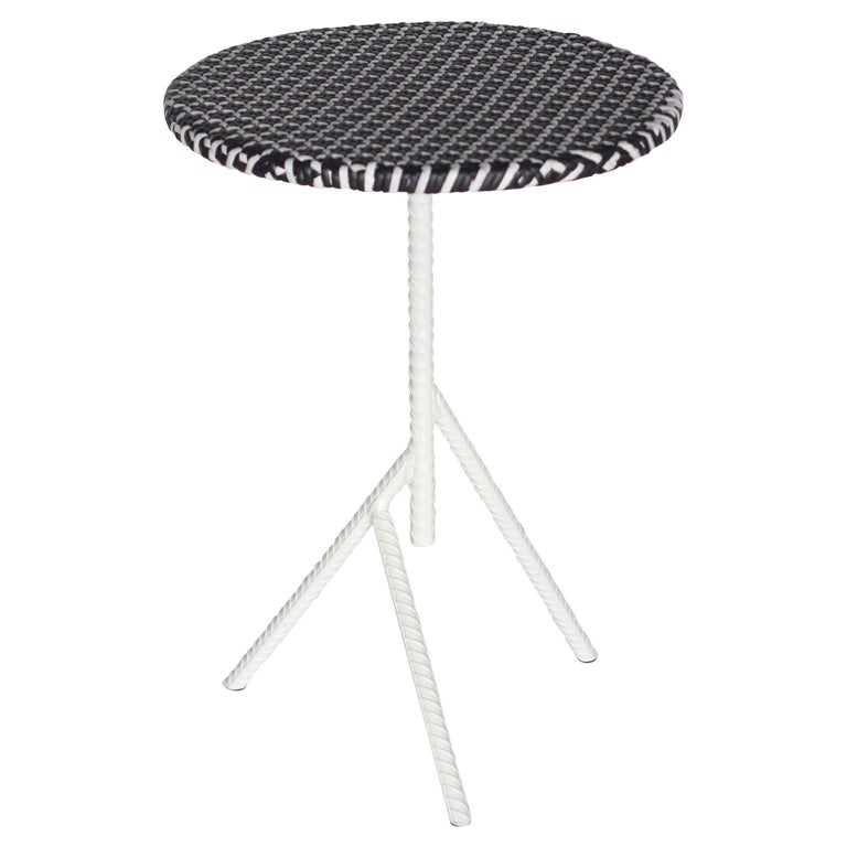 Salee, Wicker Side Table For Sale at 1stDibs