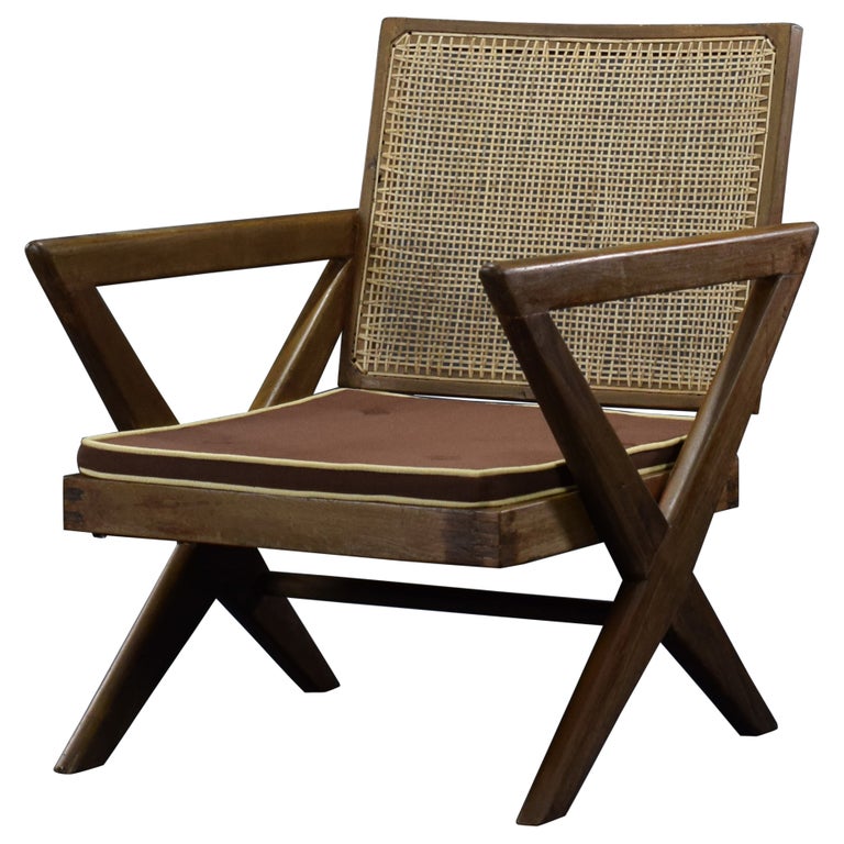 Pierre Jeanneret X-Easy Armchair Authentic Mid-Century Modern Chandigarh For Sale